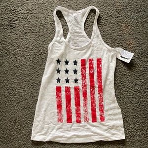 NWT usa racer back tank